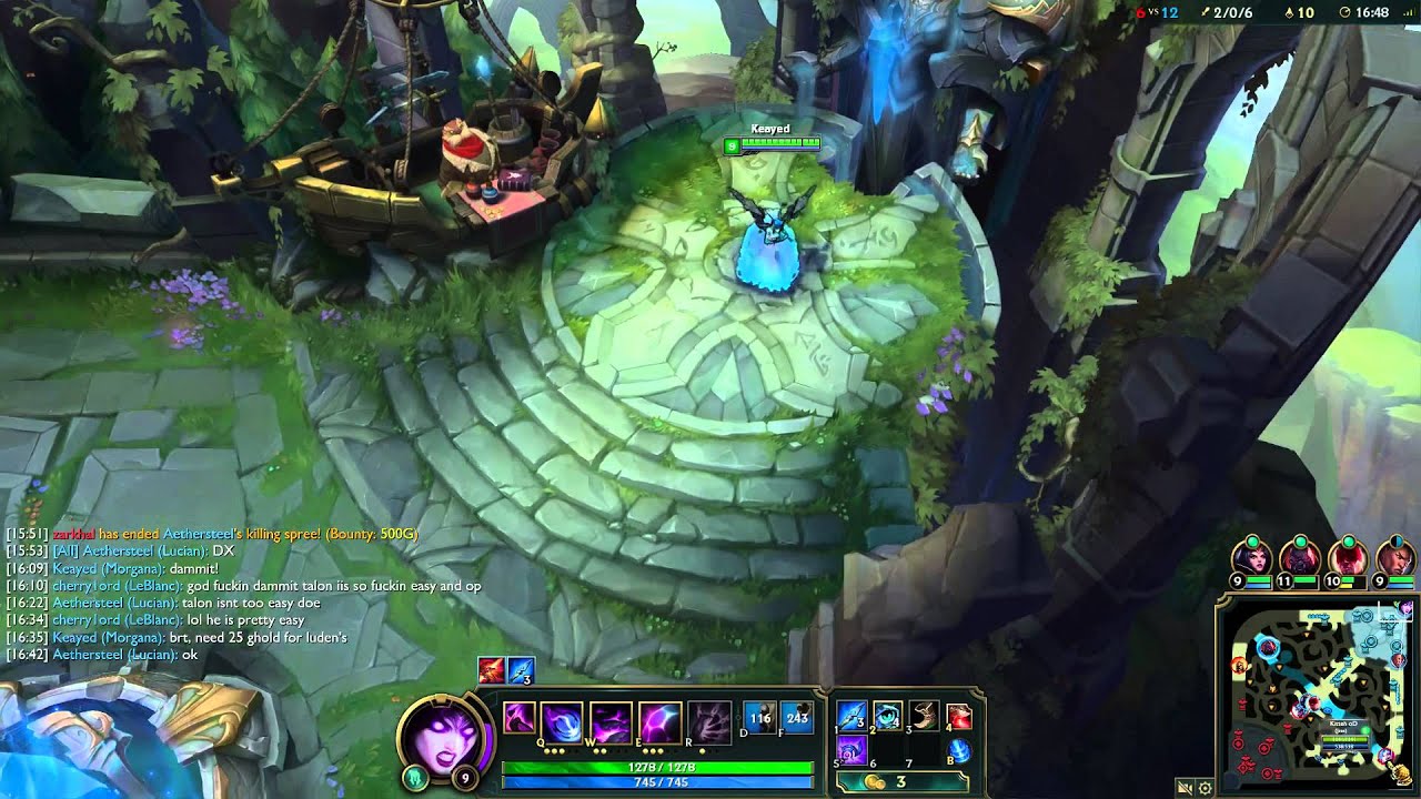 LoL: Morgana gameplay - YouTube