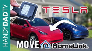 Can I move HomeLink from one Tesla to another?