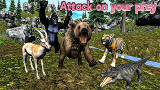 Bear Simulator Wild Animal Android Gameplay - Animal Simulator #1 | Dishoomgpyt screenshot 3