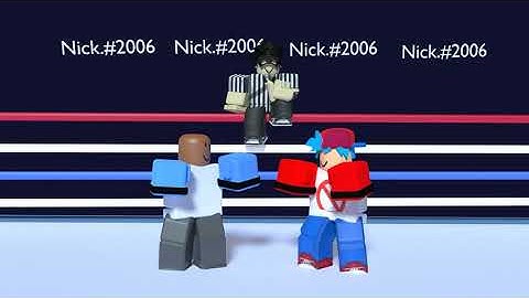 Matt vs BF Boxing Fight (WIP) | Roblox FNF Animation