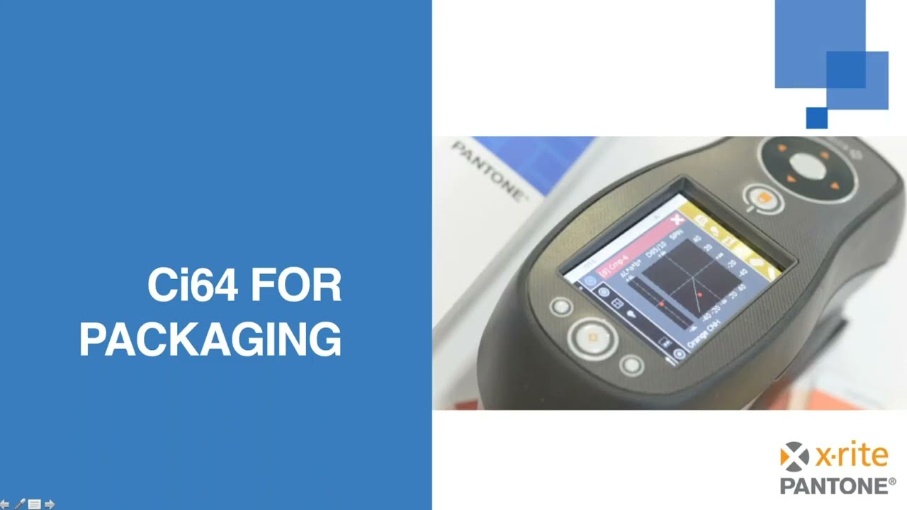 Применение портативных спектрофотометров Ci64 от X-Rite для оценки цвета при производстве упаковки