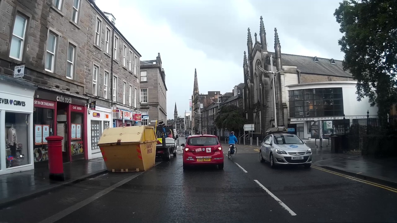 Morning Drive Into Dundee Tayside Scotland YouTube