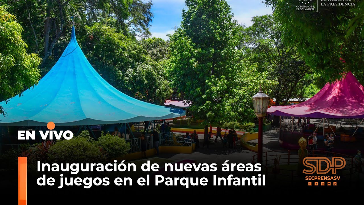Inauguración de nuevas áreas de juegos en el Parque Infantil - YouTube