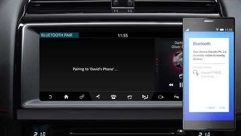 Jaguar F PACE 19MY   InControl Touch Pro Bluetooth Phone Pairing