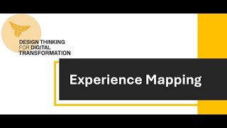 Experience Mapping