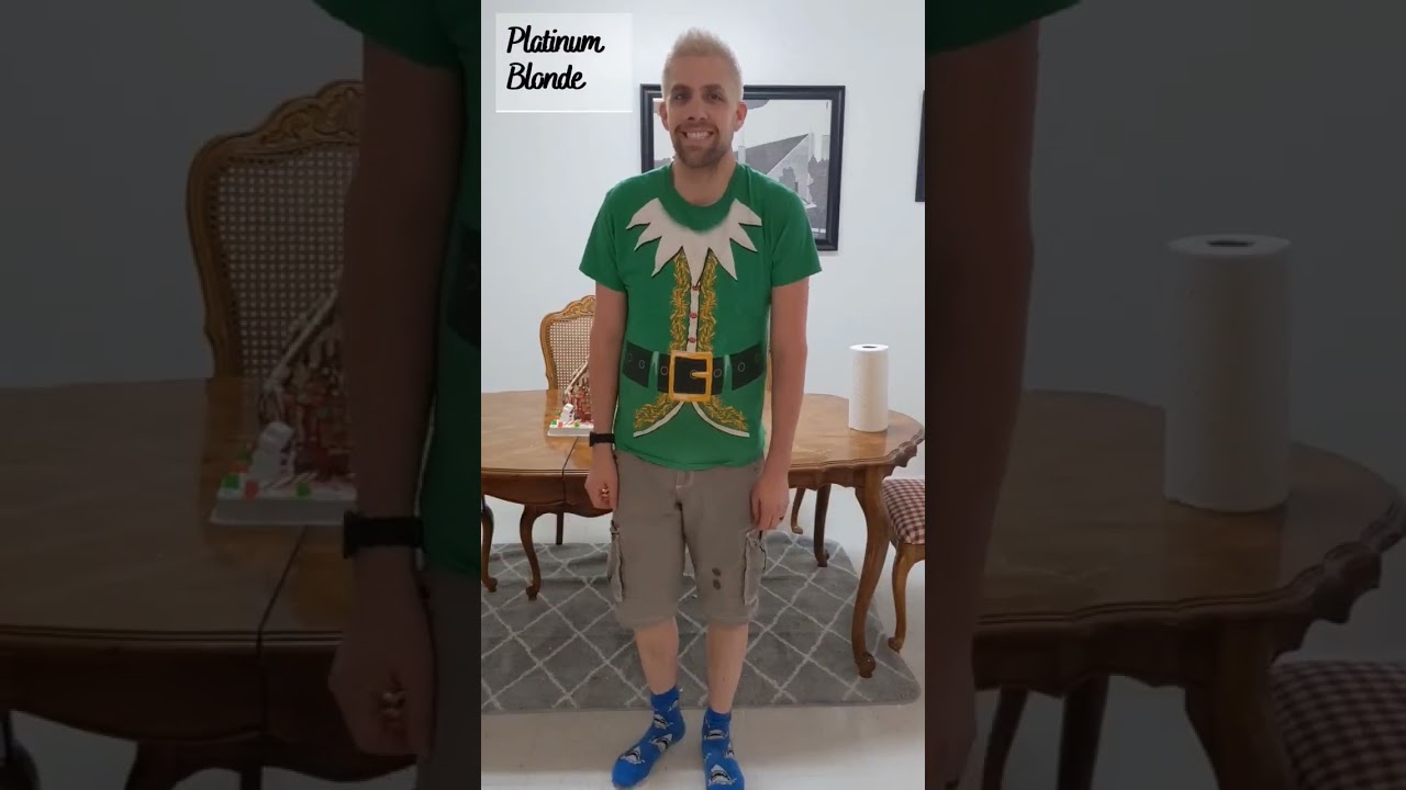 From Brunette to Platinum Blonde!