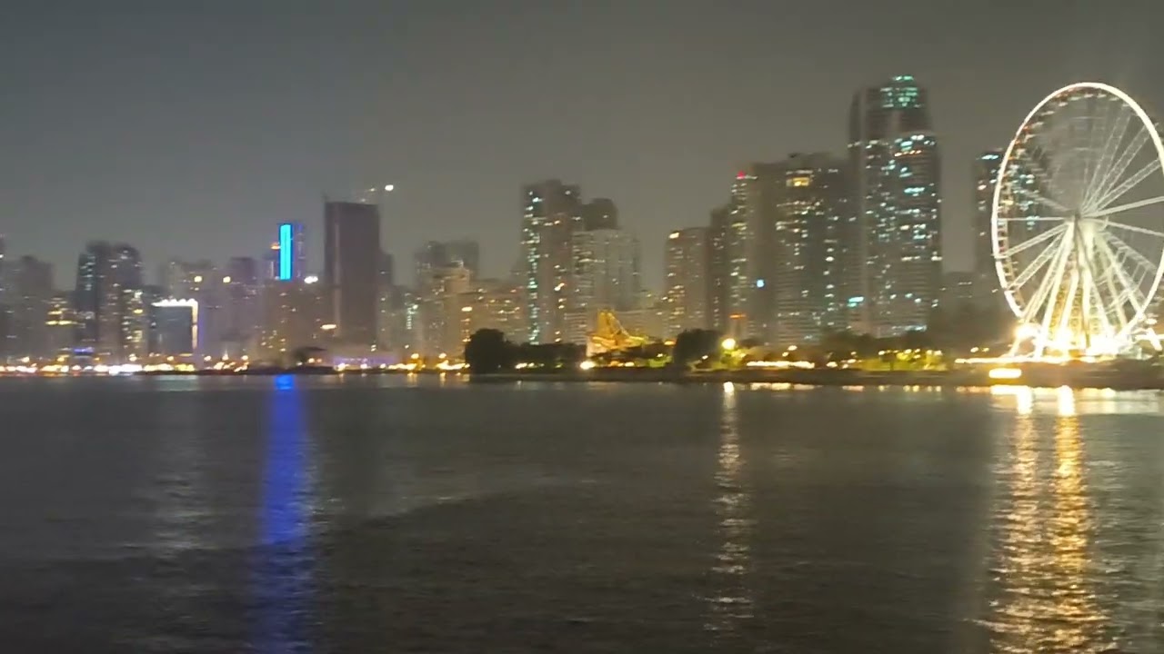 Sharjah Beautiful City At Night Time 😍😘🥰👌👌