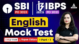 SBI PO/IBPS PO English Mock Test #1 | SBI PO/IBPS PO Preparation | Rupam Chikara