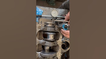 How to check Crankshaft End play ?#shorts #best #car #tech #engine #tricks #foryou #youtube #video