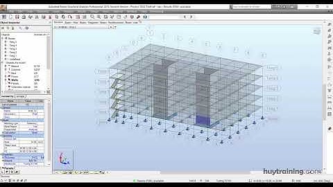 Thiết kế cho tường trong Robot Structural   Elsoft vn 1