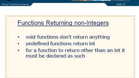05 04 Functions Returning Non integers