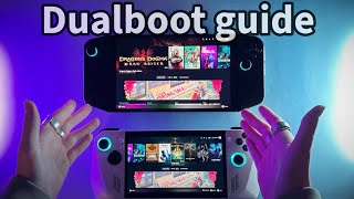 SteamOS Dualboot tutorial for Rog Ally/Legion Go. BazziteOS and Windows!