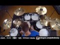 Funk Freestyle and Gospel Chops DRUM SOLO by Justin Charney