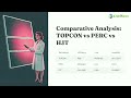 Compare TOPCON, PERC, and HJT solar panels