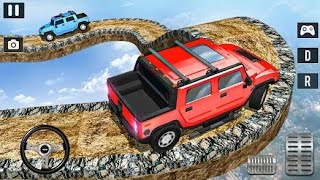 SUV Mountain Climb Car Game Extreme Offroad Driving Android Gameplay  screenshot 2