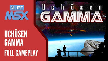 Uchūsen Gamma (usebox.net, 2019) MSX1 | Full Gameplay by Marco Lazzeri