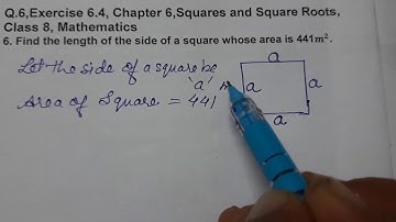 Q.6,Exercise 5.4,Chapter 5,Squares & Square Roots,Class 8, Mathematics, NEW NCERT,CBSE SYLLABUS 2023