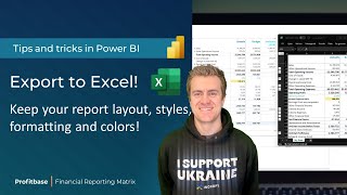 Power BI - Export Financial Reports to Excel is finally here! (short)