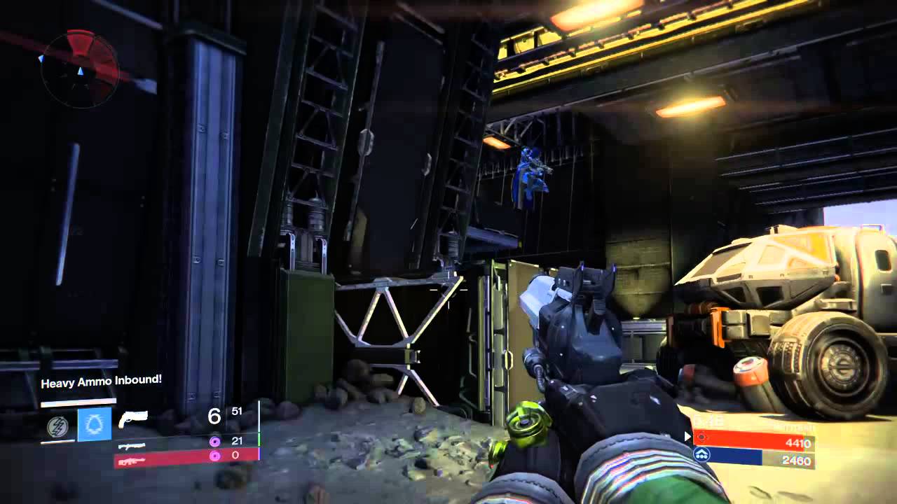 Destiny hunter arc bolt grenade and hawkmoon