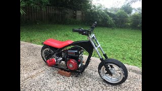 80mph Mini Bike Build & Walk Around