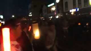 20140913 1040やわたんまち2日目館山駅ロータリーを疾走する六軒町の山車