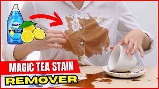 Best Way To Remove Tea Stains From Clothes Fast