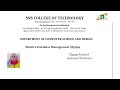 Data Dictionary|MDBMS|SNS INSTITUTIONS