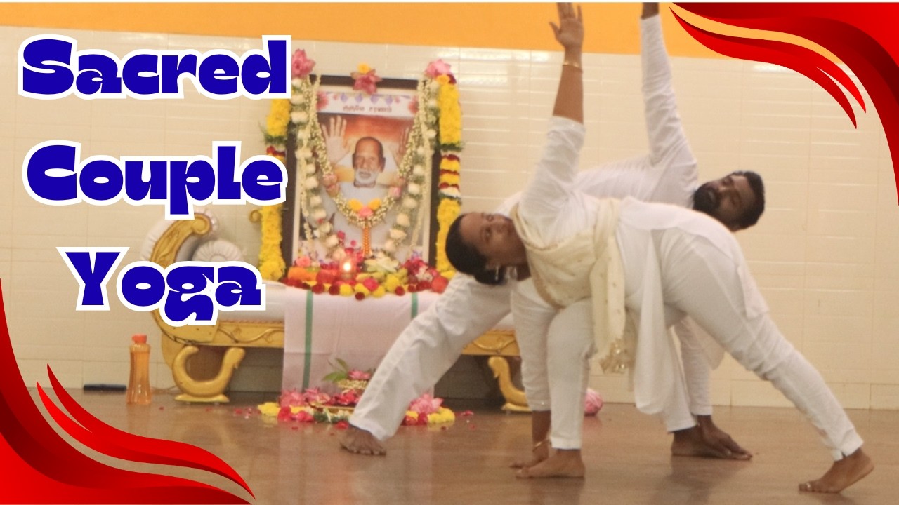 Divine Powerful Couple Yoga Energy Flow 🔥✨ | கணவன் மனைவி ஆன்மிக இணைவு 💫🕉️ | YogicInsights