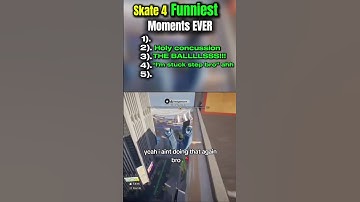 TOP 5 FUNNIEST Skate 4 Moments 😂🛹 | You won’t believe #3! 🔥 #Skate4 #FunnyMoments #Gaming