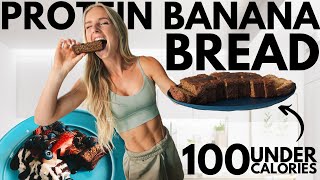 Protein Banana Bread Under 100 Calories per slice