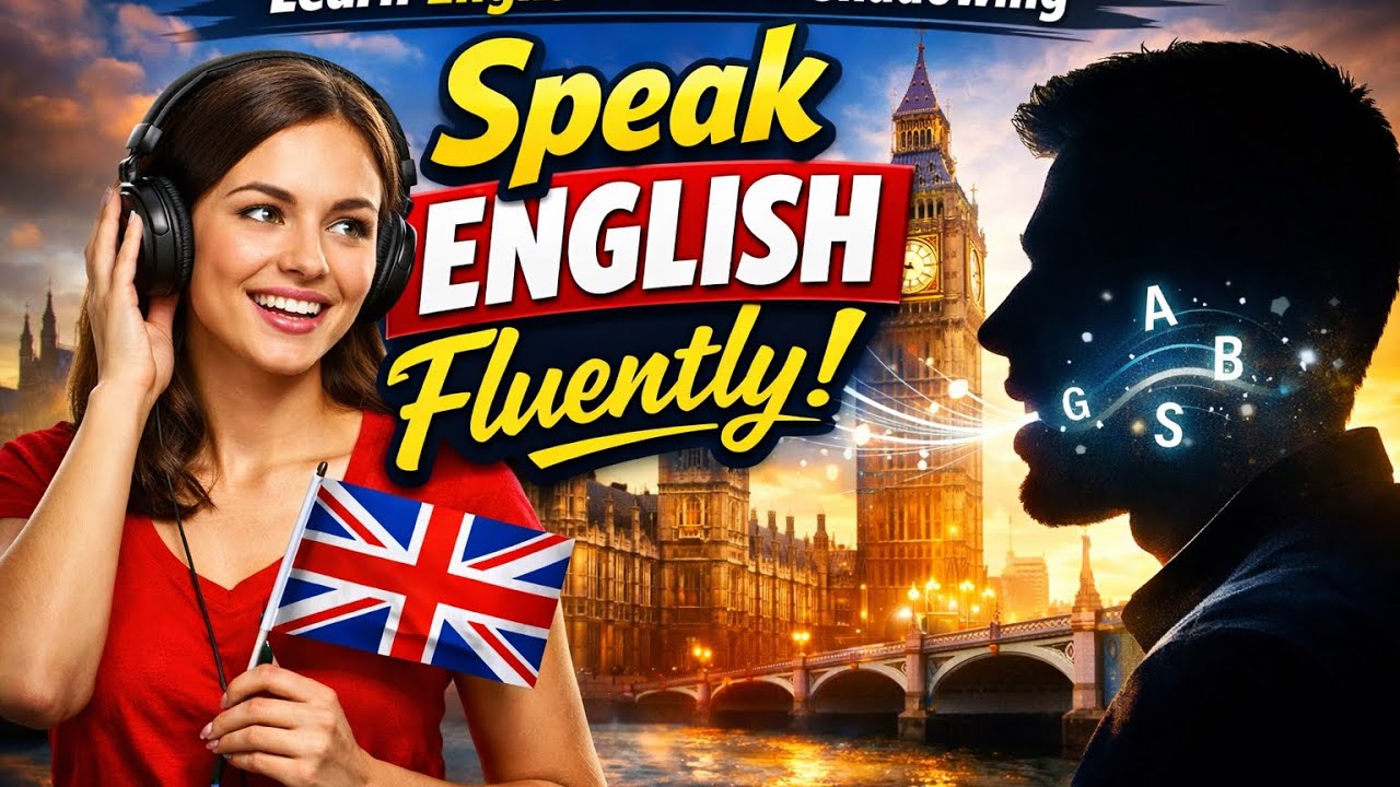 Learn English Fast with Shadowing | Speak English Fluently in 30 Days