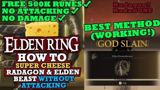 NO ATTACKING! How to Cheese Radagon and Elden Beast After Patch 1.03 - Elden Ring Boss Guide
