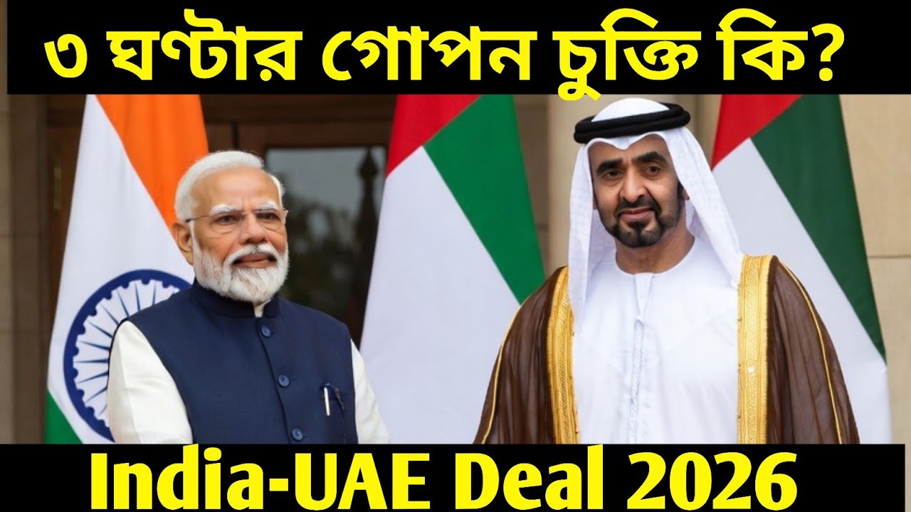 ৩ ঘণ্টার গোপন চুক্তি কি হল? India-UAE Nuclear & Energy Deal Explained UAE President India Visit 2026