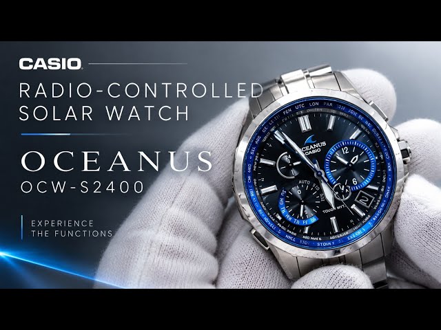 時計 CASIO oceanus ocw-s2400 YouTube