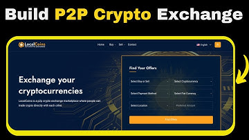 Build your own p2p crypto exchange website