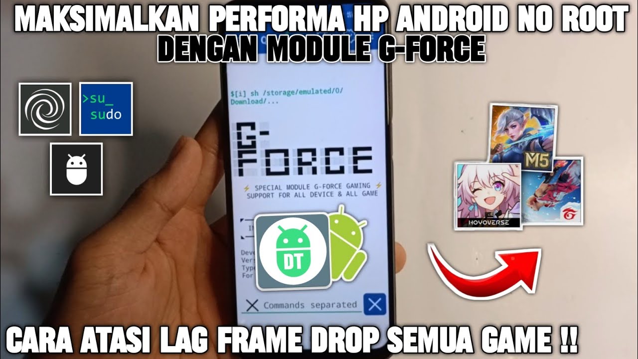 WATCH: G-FORCE GAMING MODULE‼️Cara Memasang Module Magisk Gaming No Root Untuk Mengatasi Lag Saat Main Game