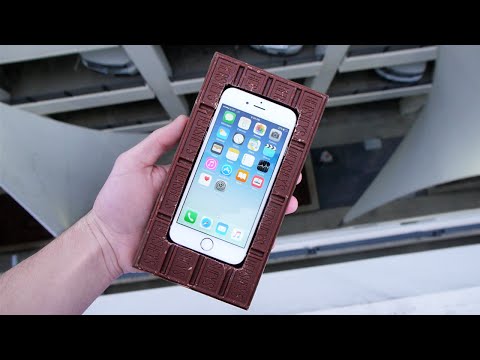 Can a Chocolate Bar Protect an iPhone 6S from 100 FT Drop Test?