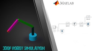 Robot Manipulator Simulation Using MatLab In Just 6 minutes | 3DOF robot | Direct Kinematics |