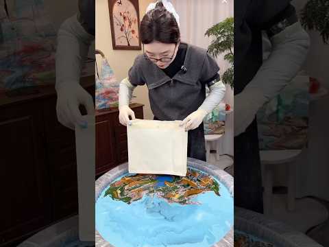 Use The Color Scheme Mix With Water To Made A Beautiful Bag Art Watermarbling Diy
