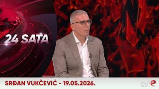 Informativna emisija: 24 sata - Srđan Vukčević