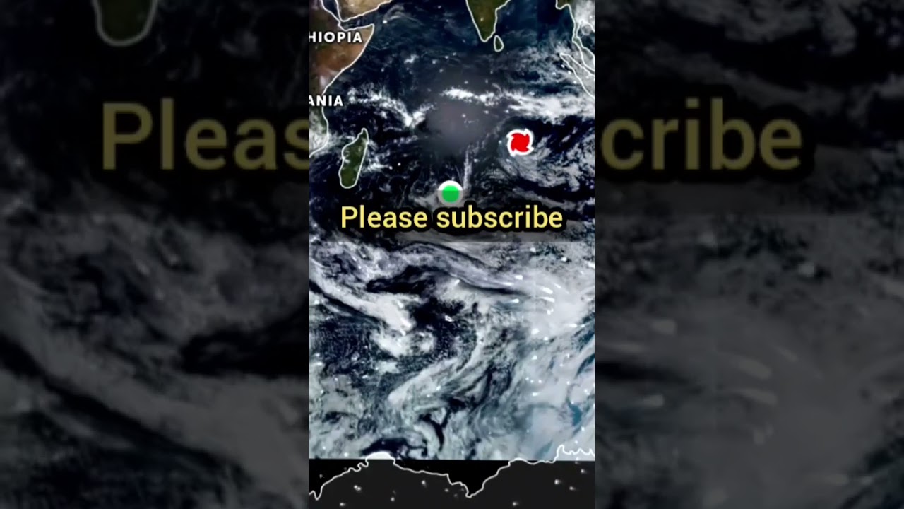 Intense Cyclone Freddy Formed Near Mauritius|| #CycloneDingani #mauritiusWeather #shorts