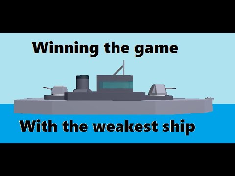 Naval Warfare Roblox Winning The Game With A Destroyer Youtube - naval warfare new roblox