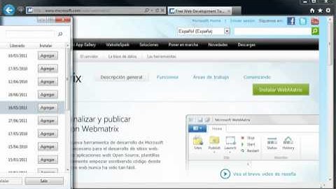 Serie WebMatrix: Video 1 Introduccion