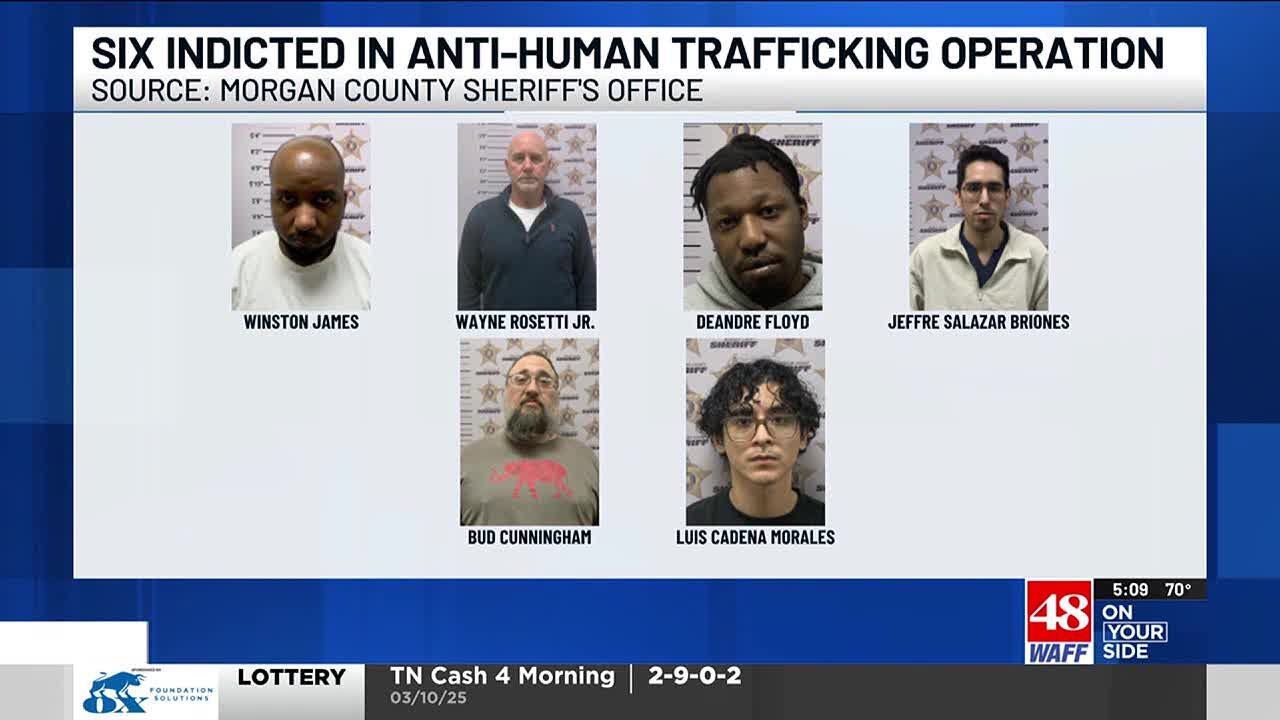 Six men arrested in Morgan County Anti-Human Trafficking Operation ...