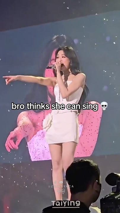 bro think she can sing 🥲 (COVER) #babymonster #ahyeon #kpopedit #shorts