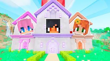 IEDERE kamer is een andere YOUTUBER in mijn Minecraft-huis!