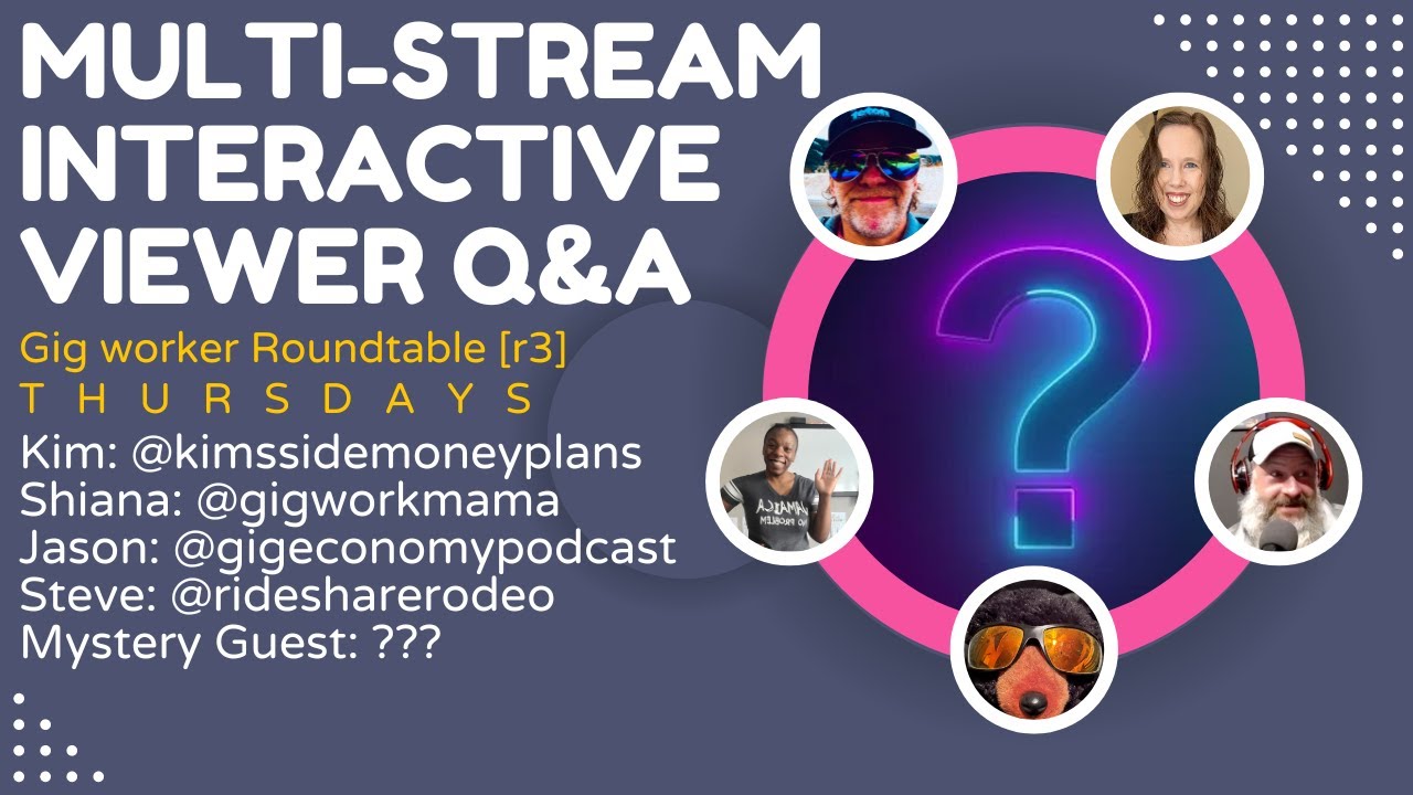 Gig App Algorithm Gig App Worker Viewer Q&A Roundtable - YouTube