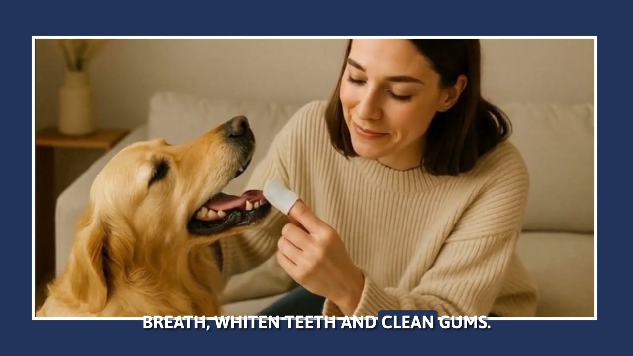 Mess-Free Pet Dental Care 🐾 | NOVEHA Finger Wipes for Dogs & Cats