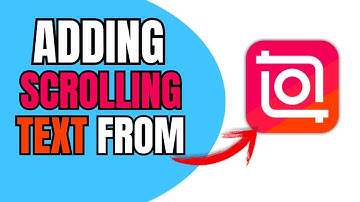HOW TO ADD SCROLLING TEXT IN INSHOT 2025! (FULL GUIDE)