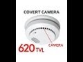 Hidden Spy Smoke Detector Camera Fully Functionally 620 TV Line CCD  #CCTV